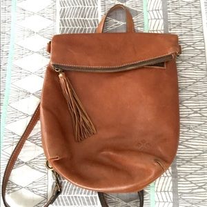 Patricia Nash Leather Backpack purse